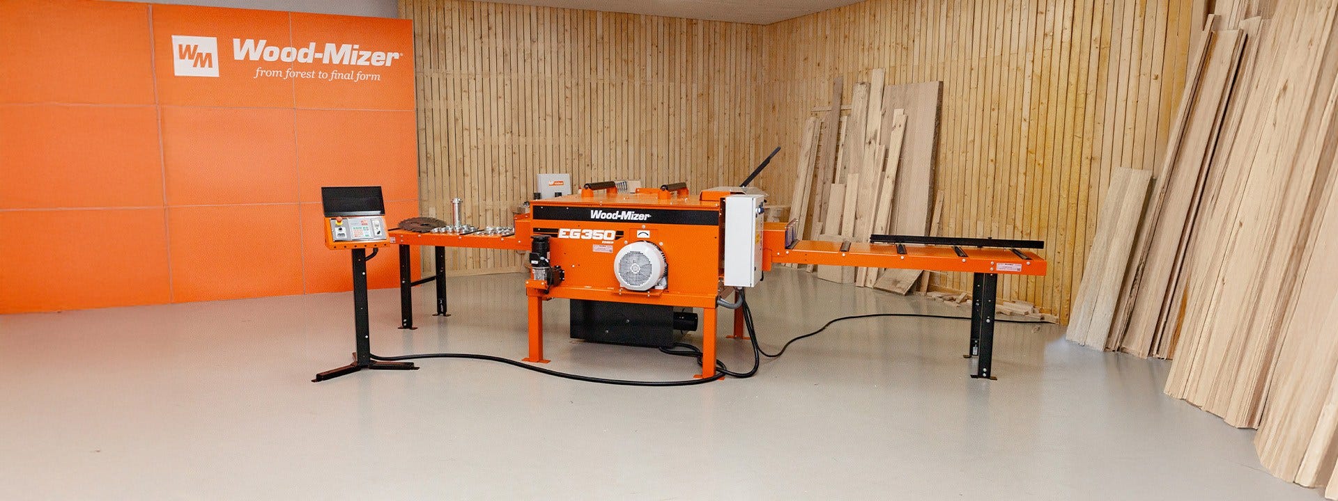 Optimiza el Rendimiento del Aserradero con la Canteadora de Tablas Wood-Mizer EG350