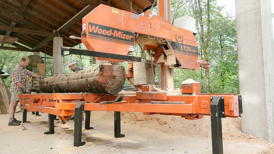 The process of sawmilling